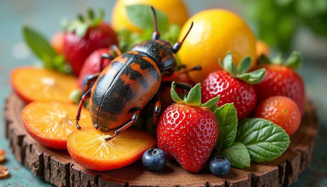 Delightful Décor: Dazzling Edible Bug Beauties!