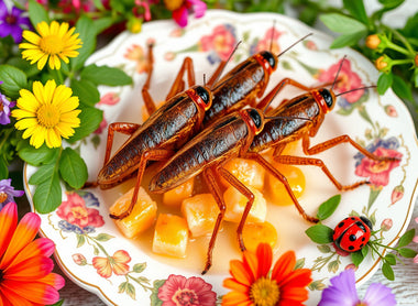 Heavenly Honey-Roasted Grasshopper Goodness!