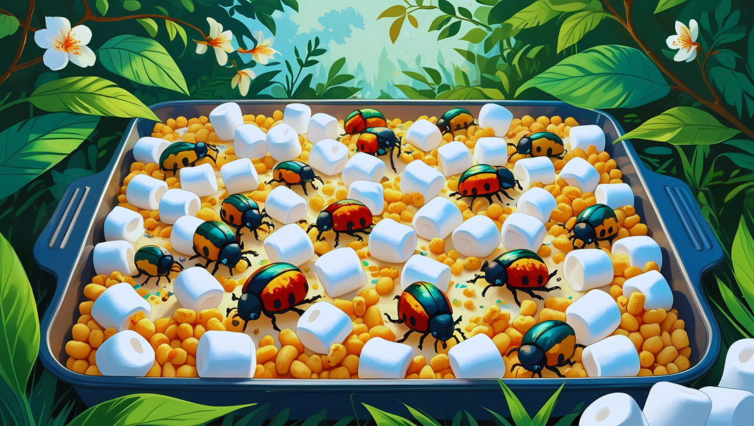 Beetling into Sweetness – Marshmallow Treats That Bug You to Snack!