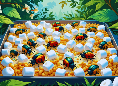 Beetling into Sweetness – Marshmallow Treats That Bug You to Snack!