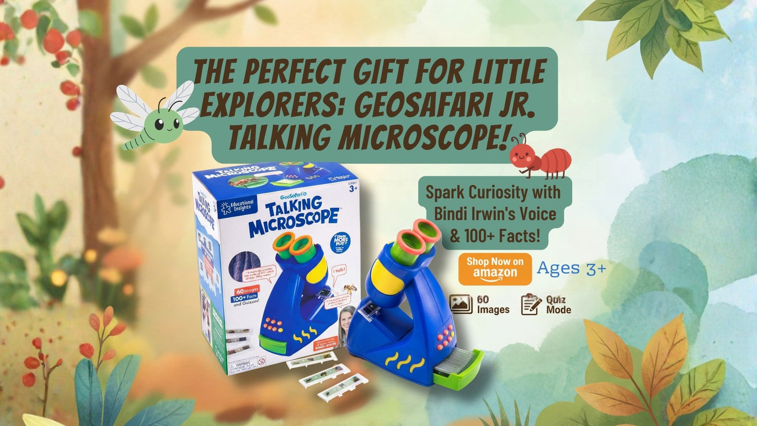 Bugs, Facts, and Big “Why?” Energy! GeoSafari Talking Microscope Review