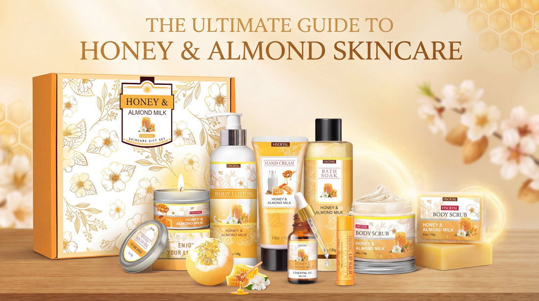 Almond milk and honey bath gift set review