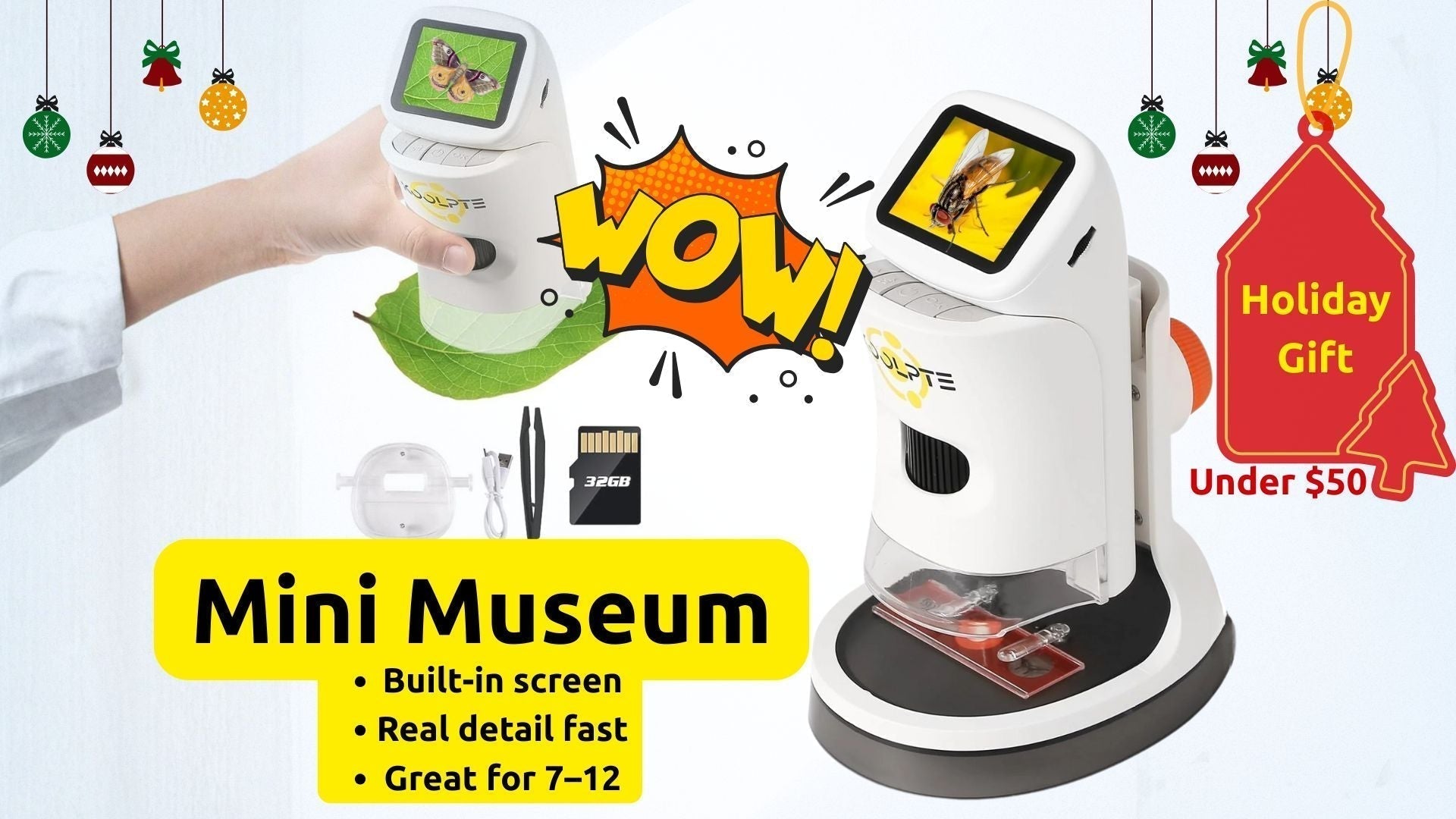 Explore the World of Microscopy: Perfect Mini Scope for Kids!