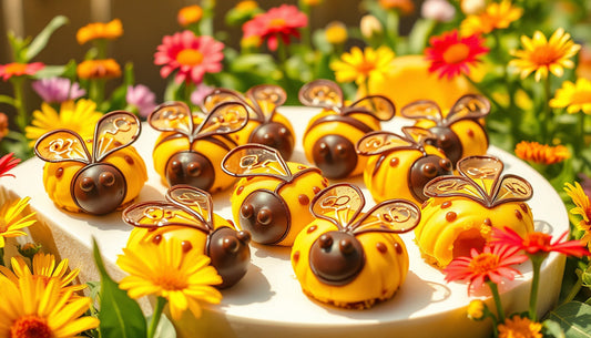 Buzzing Bliss: Chocolate-Covered Honey Bee Treats!