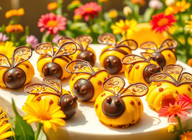 Buzzing Bliss: Chocolate-Covered Honey Bee Treats!