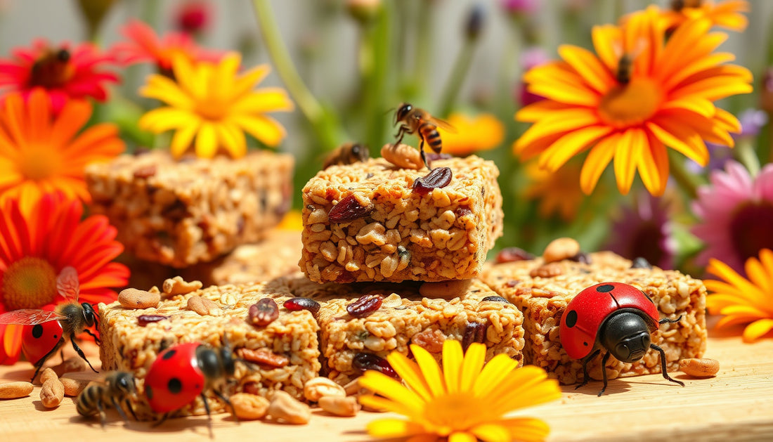 Buzzing with Flavor: Bee Pollen Honey Granola Bars!