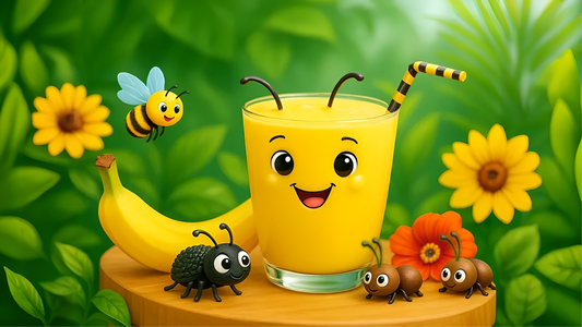 Buzzing Banana Bug Bliss Smoothie