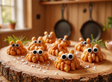 Buzzing with Flavor: Honey-Roasted Beetle-Shaped Nut Delights!
