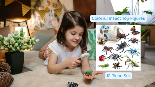 Colorful Insect Toy Figures for Curious Kids - Play & Parties 🐛