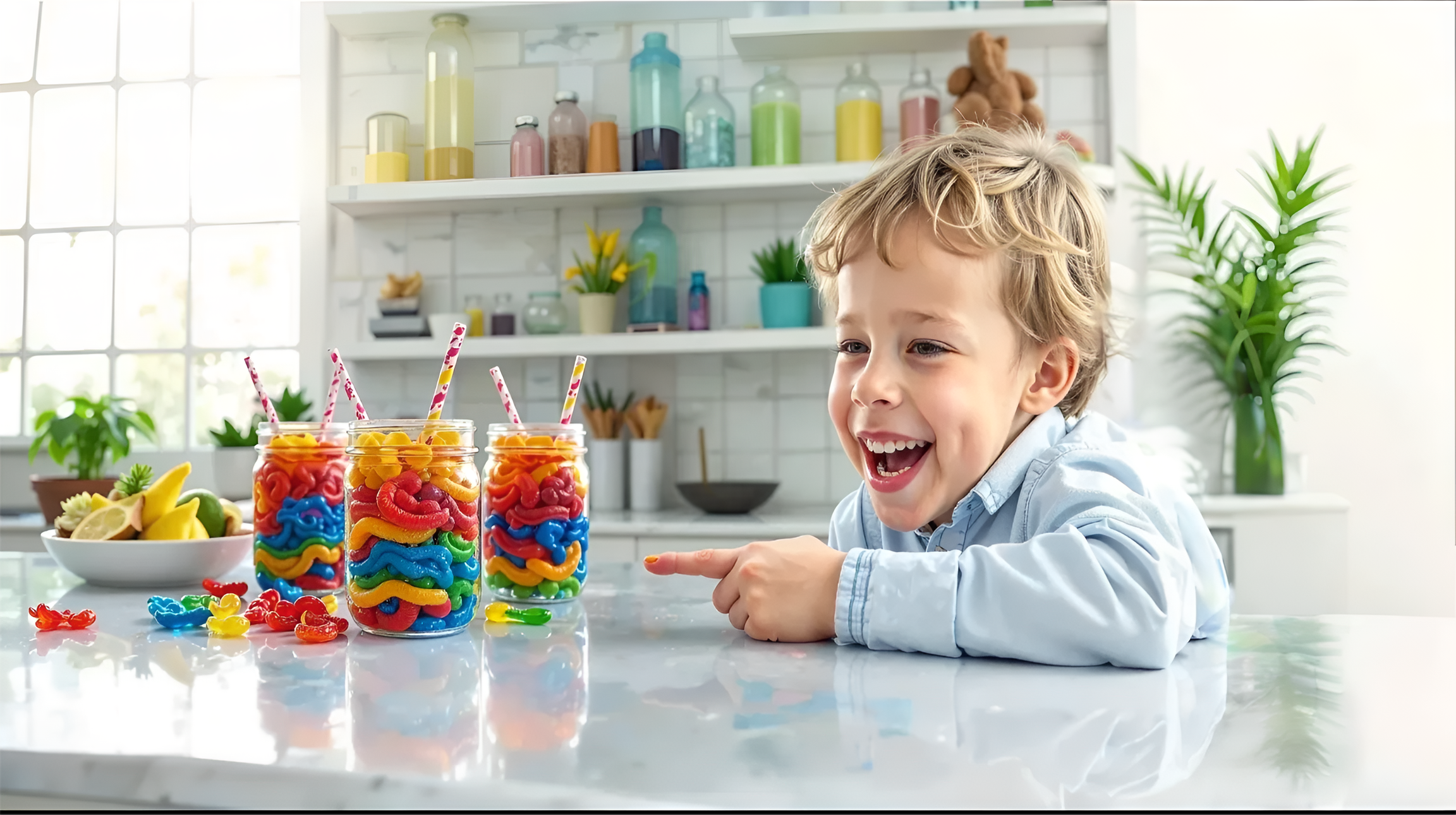 Caterpillar Smoothies in Jars: A Fun & Fruity Treat – Bug Zoo Store