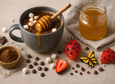 Cuddly Cocoa Bliss with Honey-Infused Critters!