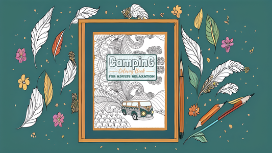 🏕️ Unwind & Color: Adult Camping Coloring Books for Stress Relief 🖍️