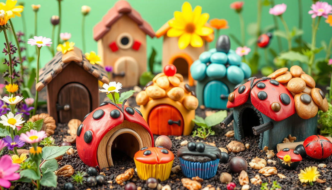 Blooming Bug Houses: Sweet and Crunchy Creations!
