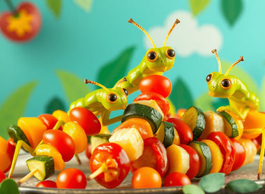 Praying Mantis Veggie Skewers – Skewering Your Taste Buds!