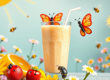 Buzzing Bliss: Honey Butterfly Nectar Smoothie Delight!