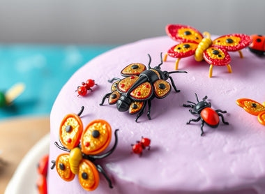 Buzzy Beauties: Edible Bug Bling for Cakes!