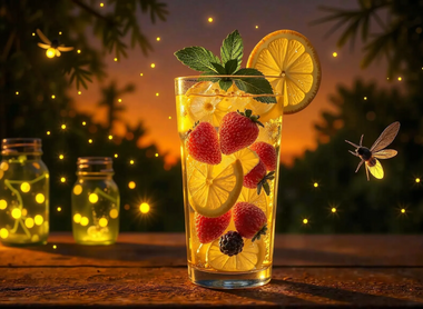 Fizzing Firefly Lemonade: A Honey-Sweetened Delight!