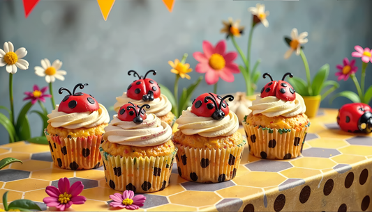 Honeycomb Hooray for Ladybug Cupcakes! 🐞👍