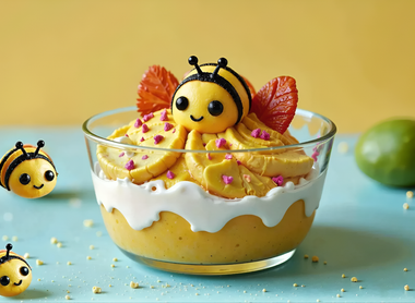 Buzzing with Flavor: Heavenly Honey Bee Pollen Yogurt Parfait!