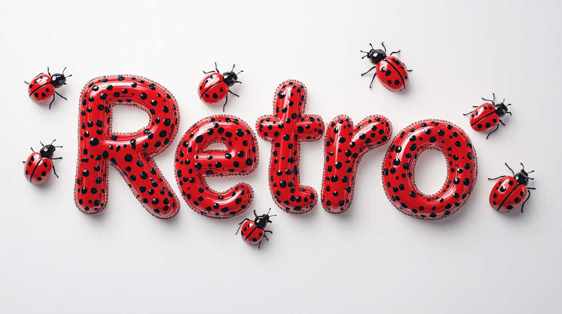 Here's a DALL-E prompt for an image related to the article title Retro Typeface with Thick Strokes:

A colorful vintage-style poster featuring bold, chunky letters spelling out 'RETRO' in a 1970s-insp