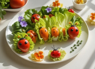 Delightful Caterpillar Lettuce Wraps: A Fresh and Flavorful Twist on a Classic Snack!