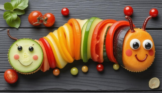 Whimsical Caterpillar Veggie Platter: Fun and Healthy Entertaining for Kids and Adults!