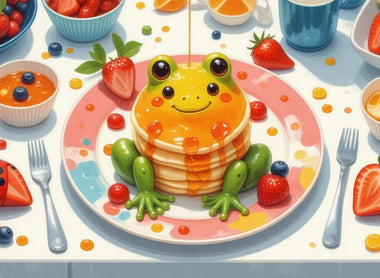 Hop Into Breakfast: Delightful Frog-Shaped Pancakes for a Fun Family Meal