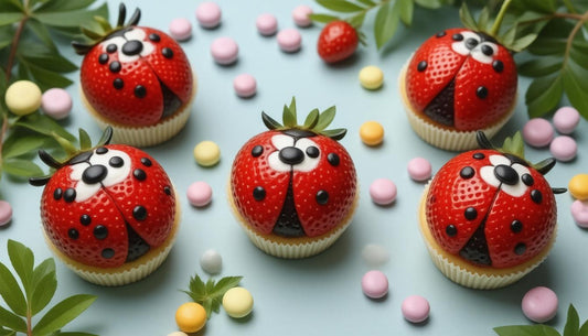 Luscious Ladybug Strawberry Marshmallow Munchies!