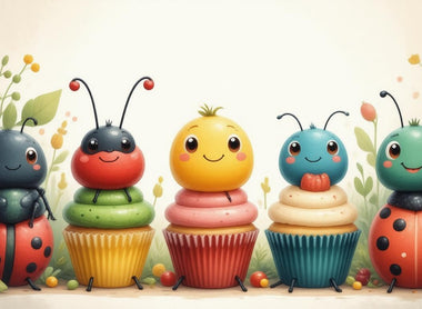 Veggie Bug Bonanza: Faces You'll Adore!