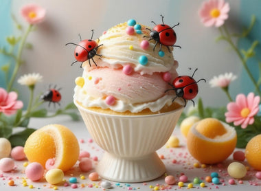 Buzzy Bug Sundaes: Sweet Treats That Slither and Crawl!