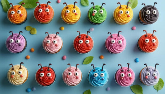 Wiggly, Wobbly Caterpillar Cupcakes!
