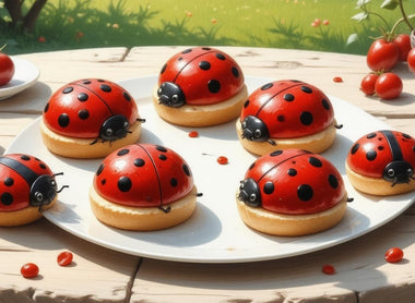 Delightful Ladybug Mini Sandwiches: A Fun and Whimsical Snack for Any Occasion!