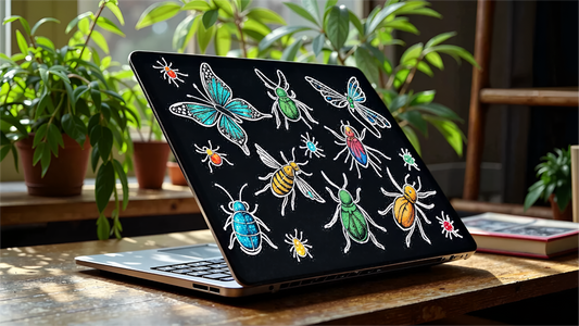 Top 10 Insect-Themed Laptop Stickers to Elevate Your Style