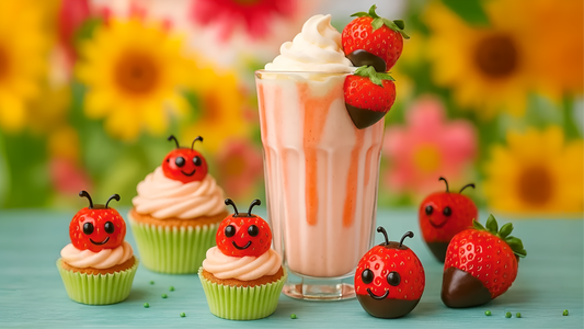 Ladybug Luscious Strawberry Honey Milkshake