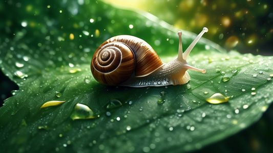 ## DALL-E Prompt Ideas for The Fascinating World of Snail Trails:

**Option 1 (Realistic):**

> A close-up photorealistic image of a snail leaving a glistening trail on a green leaf, with morning dew 