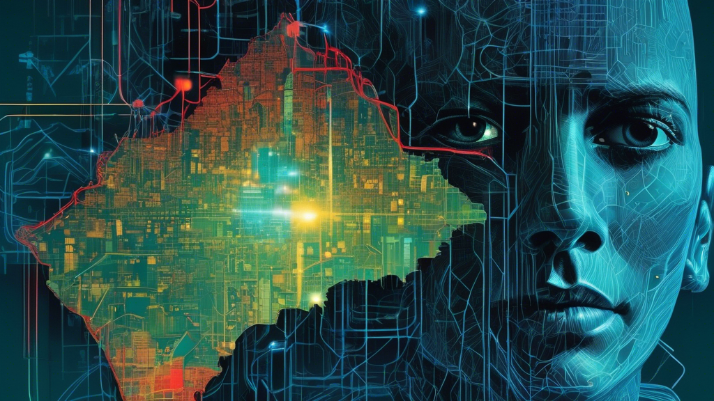 DALL-E prompt:

A digital map of Brazil overlaid with glowing cybernetic connections and shadowy figures in the background, symbolizing cyber espionage activities.