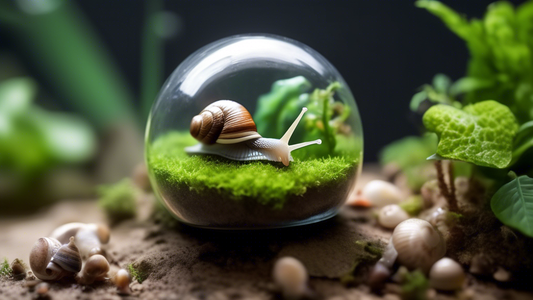 ## DALL-E Prompt Ideas for Caring for Pet Snails:

Here are a few options depending on the specific focus you'd like: 

**Option 1 (Focus on care):**

> A person gently misting a terrarium containing 