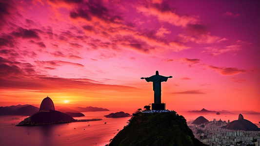 Here's a DALL-E prompt for an image related to the article title Captivating Rio: Sunsets and Sights:

A breathtaking panoramic view of Rio de Janeiro at sunset, featuring Christ the Redeemer statue s