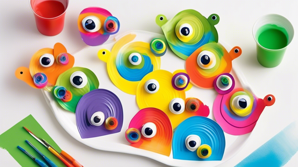 ## DALL-E Prompt Ideas for Easy Snail Crafts for Kids:

**Option 1 (Photorealistic):** 
A photo of children's hands crafting a colorful snail using paper plates, paint, and googly eyes. The craft shou