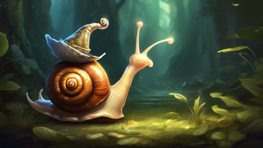 ## DALL-E Prompt Options for Snails in Myth and Folklore:

**Option 1 (Focus on Mythology):**

> A majestic snail with a glowing shell, carrying an ancient scroll on its back, in the style of a Greek 