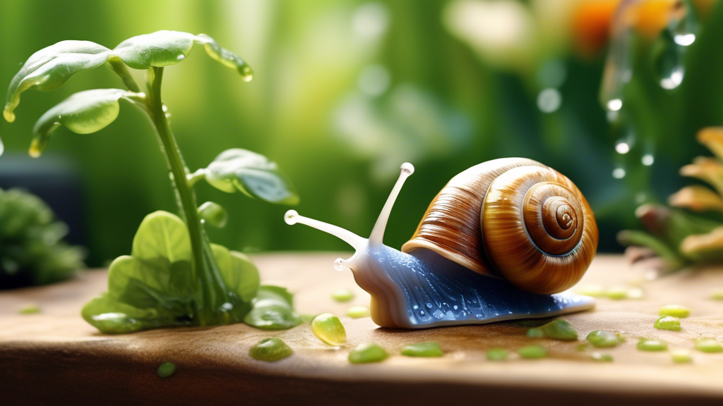 ## DALL-E Prompt Ideas for What Do Snails Eat?

Here are a few options depending on the desired style: 

**Option 1 (Realistic):**

> A close-up photo of a snail munching on a juicy leaf, with dewdrop