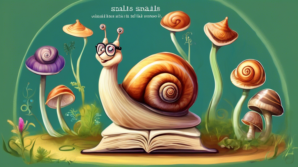 ## DALL-E Prompt Ideas for Fun Facts About Snails 🐌:

**Option 1 (Whimsical):**

> A curious snail wearing glasses, reading a book titled Fun Facts About Snails under a giant mushroom.

**Option 2 (I