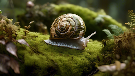 ## DALL-E Prompt Options for Snail Shell Camouflage:

Here are a few options depending on the specific image you'd like to generate:

**Option 1 (Realistic):**

> A macro photograph of a snail shell c