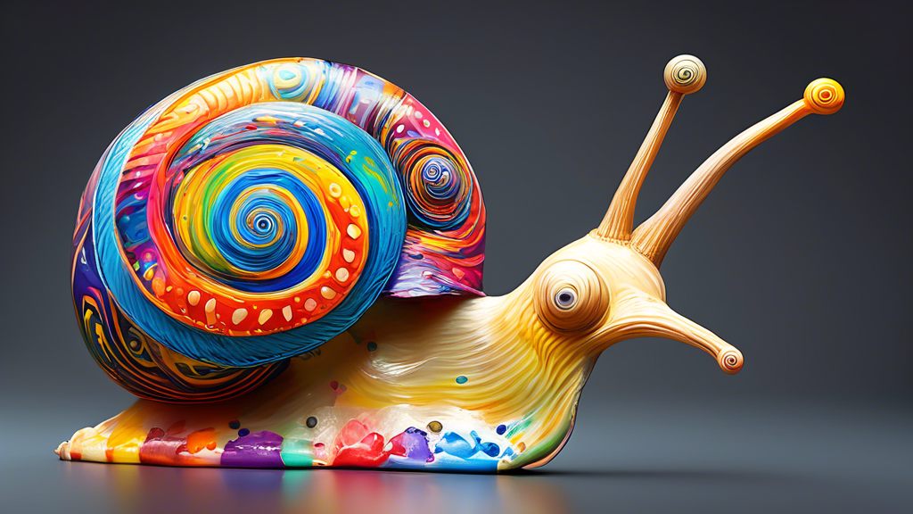 ## DALL-E Prompt Options for Snail Art: A Shell-ebration of Creativity:

**Option 1 (Literal):**

> A snail with its shell painted in vibrant colors and intricate patterns, resembling a work of art. T