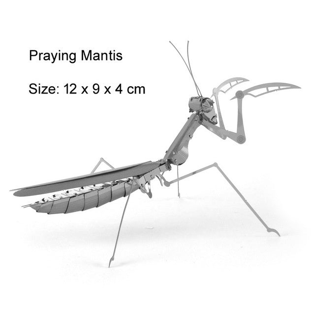 DIY Insect Metal 3D Puzzle - Stainless Steel Models