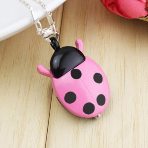 🐞Ladybug Timekeeper: Adorable Pocket Watch Keychain for Buggy Timing!🐞 - Bug Zoo Store