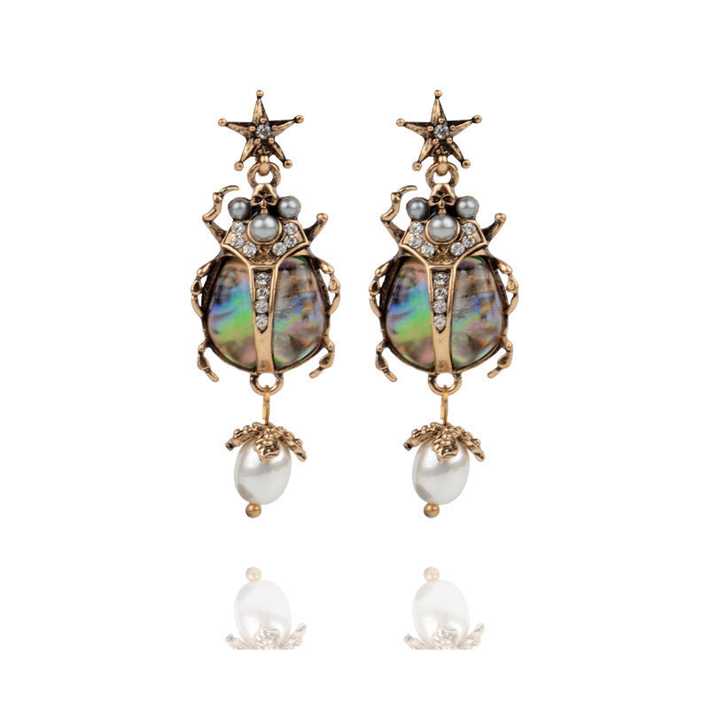 🪄Beetle Bling: Sparkling Insect Earrings with Diamonds 🪄 - Bug Zoo Store