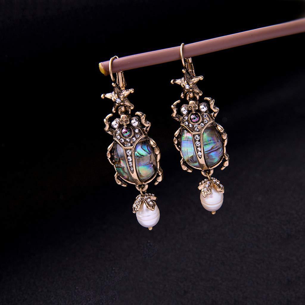 🪄Beetle Bling: Sparkling Insect Earrings with Diamonds 🪄 - Bug Zoo Store