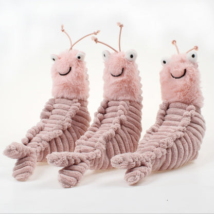 Shrimply the Best: Plush Crawling Shrimp Buddies