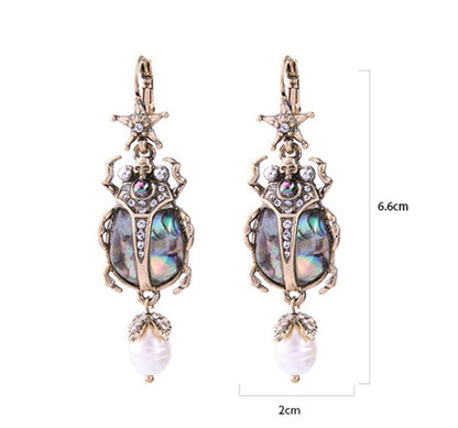 🪄Beetle Bling: Sparkling Insect Earrings with Diamonds 🪄 - Bug Zoo Store